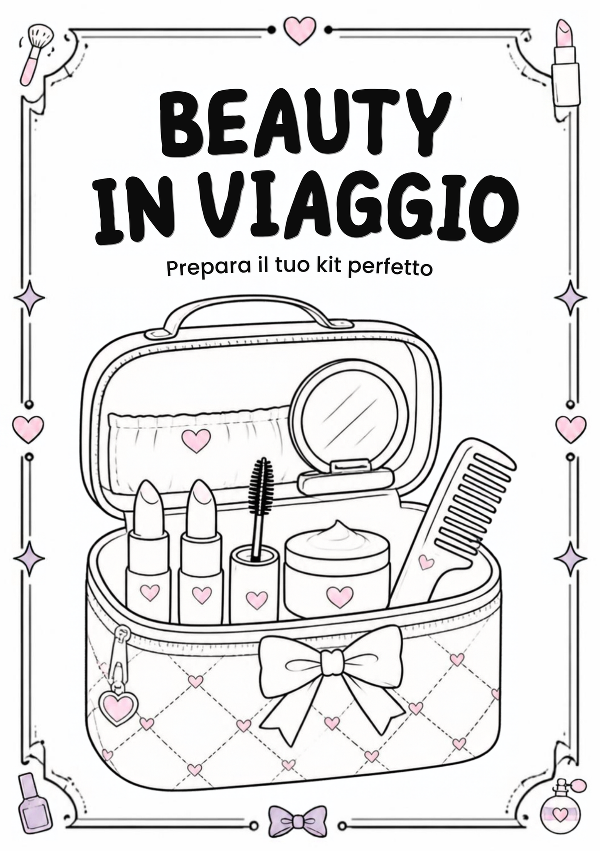Il Mio Libro del Trucco - Disegna,colora e crea il Tuo Look