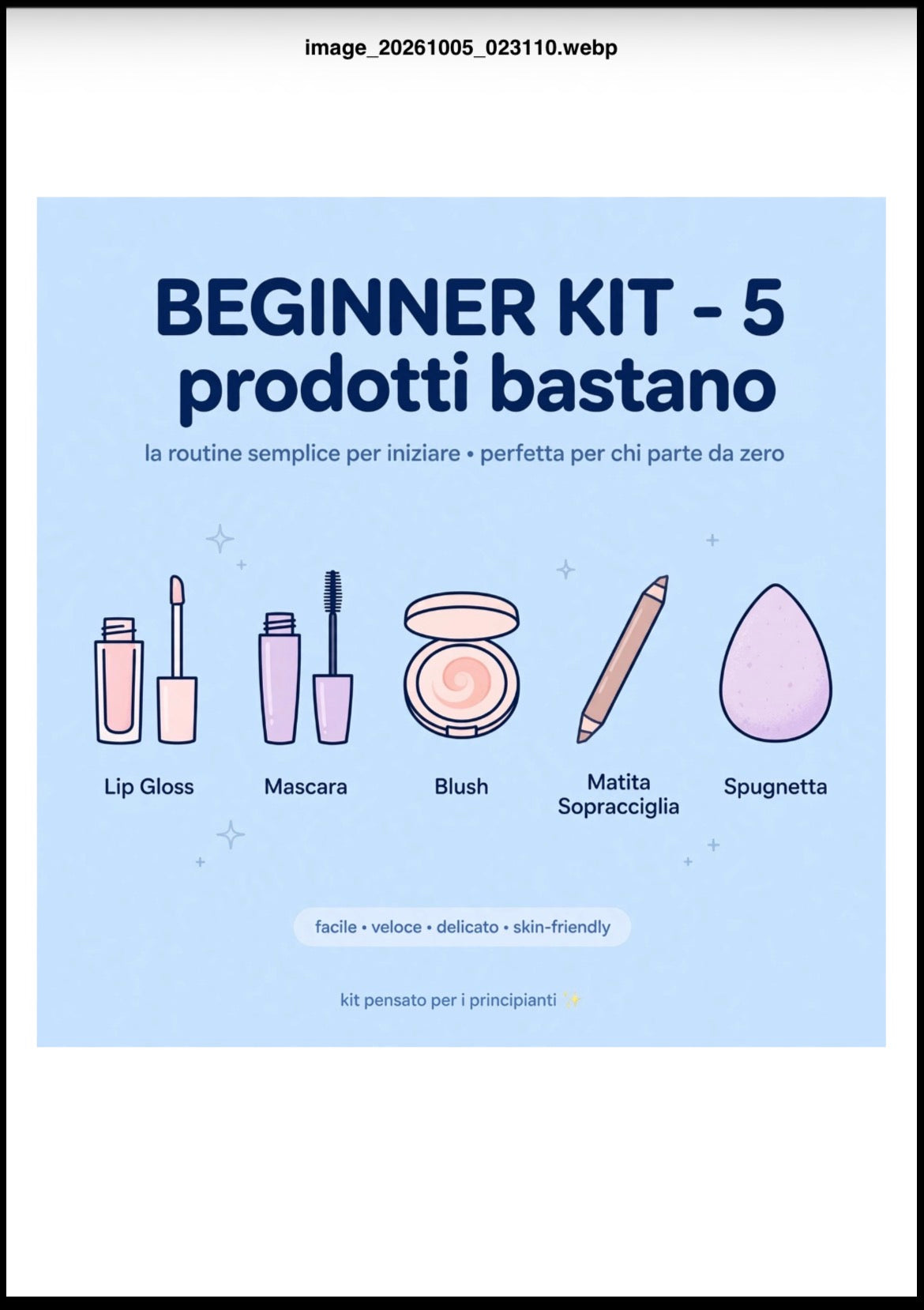 Teen Makeup Starter Kit - Da Dove Si Inizia? | 6 Post Pronti + Guida + Caption